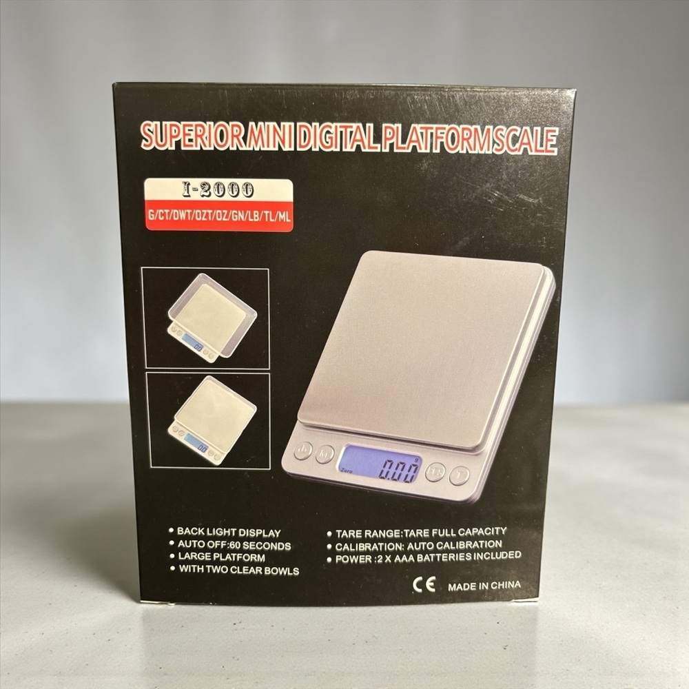 Mini Digital Platform Scale – Backlit LCD | NEW